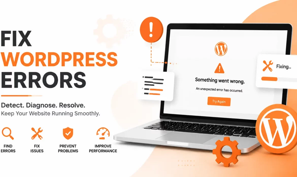 Fix WordPress errors with troubleshooting, debugging, and website performance improvement.